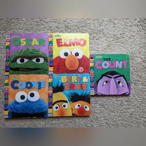 Lot of 5 Sesame Street Friends Board Books